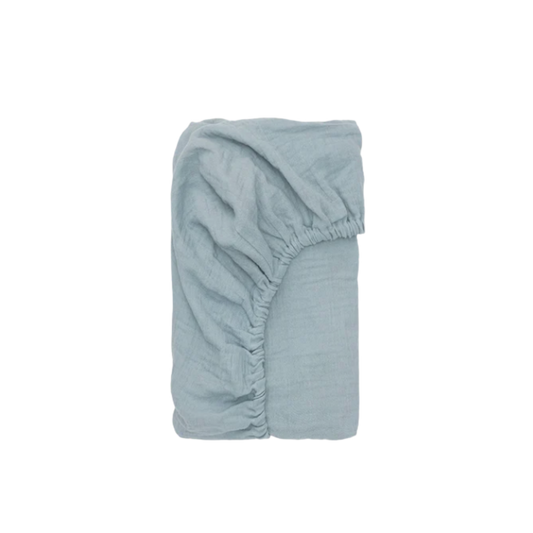 Changing Mattress Cover - Cottage Blue