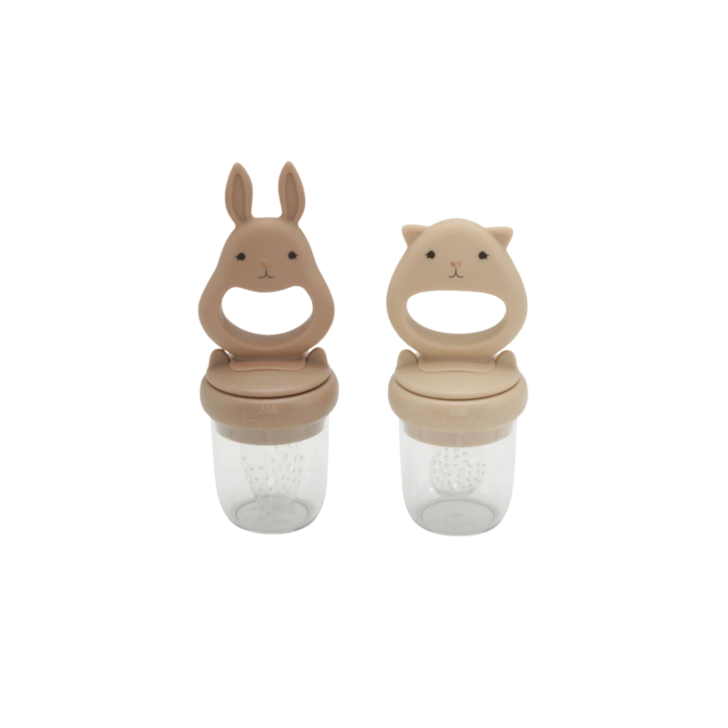 SILICONE FRUIT FEEDING PACIFIER - bark/shell
