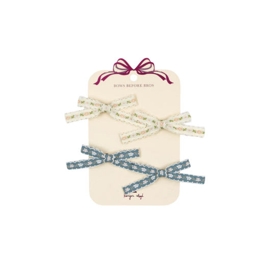 4 PACK BOW HAIR CLIP - multi