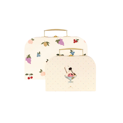 2 PACK SUITCASE - fruity