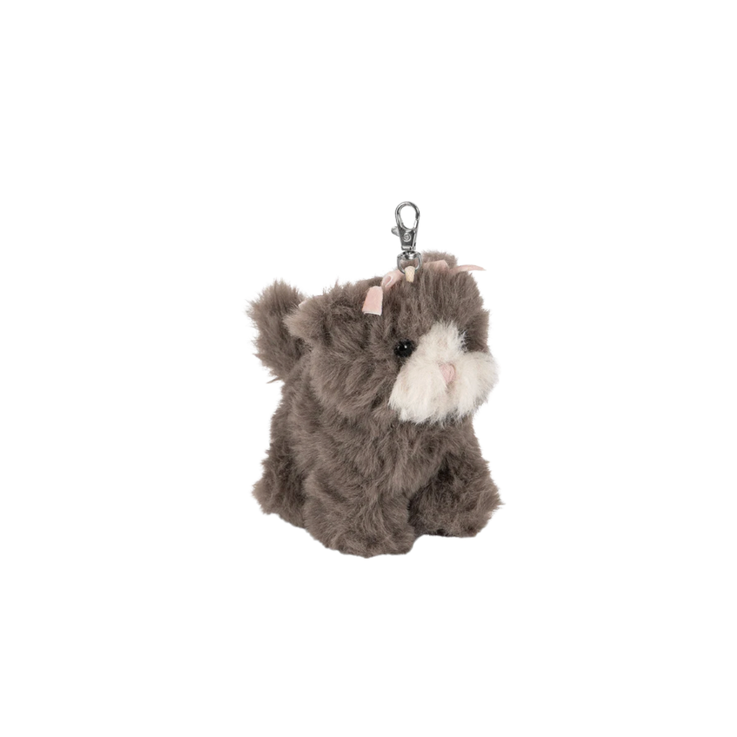ANIMAL BAG CHARM - grey cat