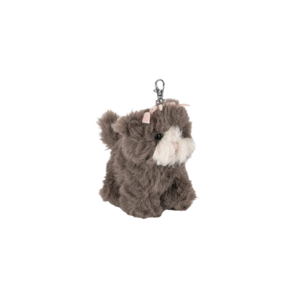 ANIMAL BAG CHARM - grey cat