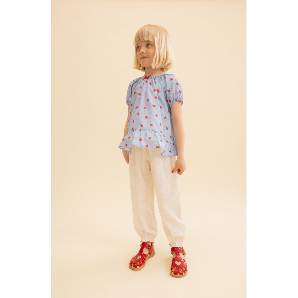 Fiona Blouse - Blue Sky Rose