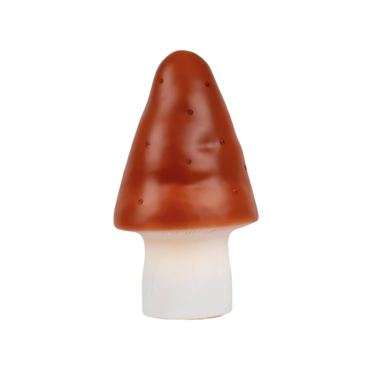 LAMP SMALL MUSHROOM RED BRICK