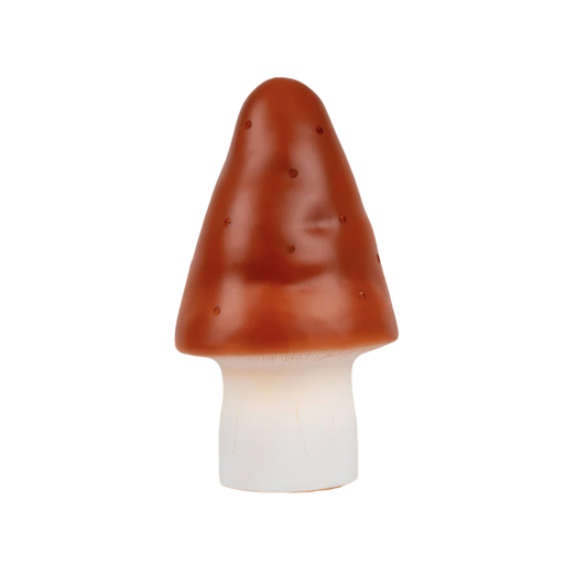 LAMP SMALL MUSHROOM RED BRICK