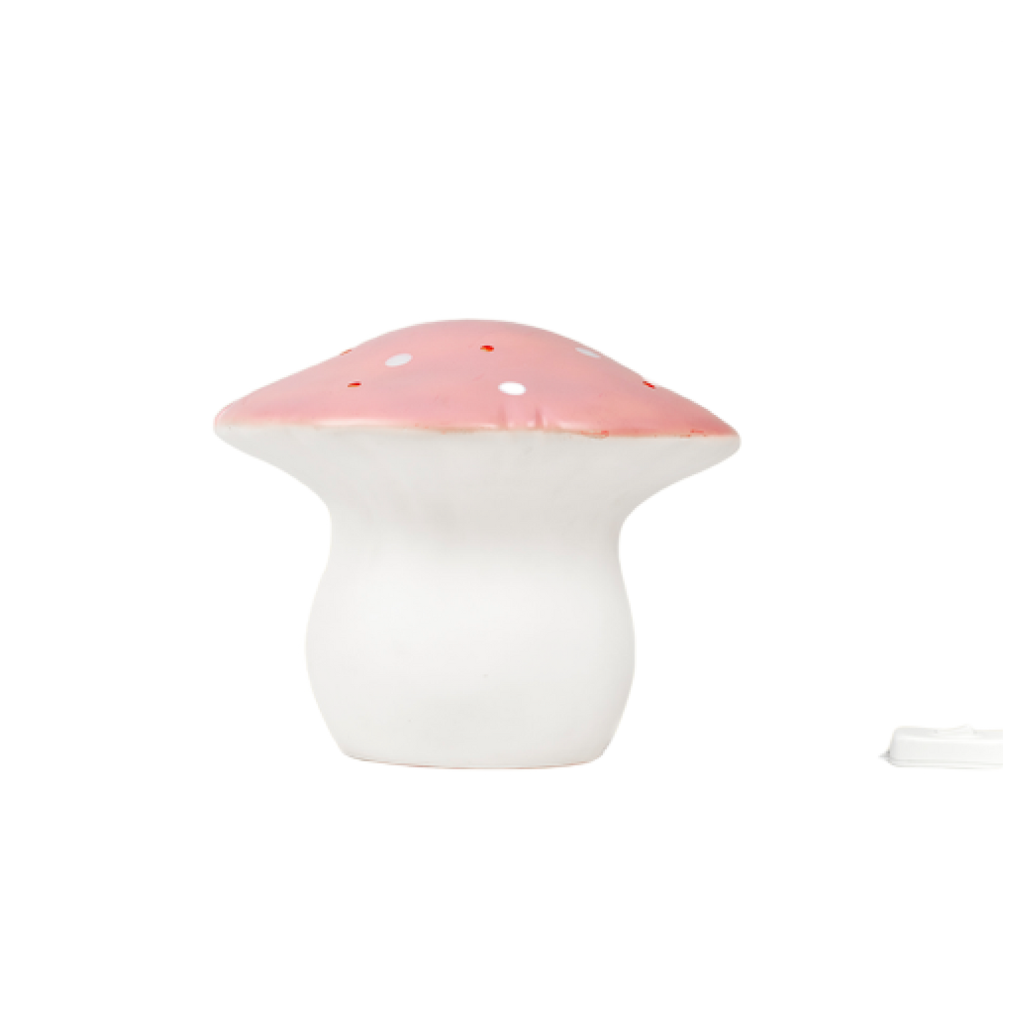 LAMP MUSHROOM MEDIUM VINTAGE PINK