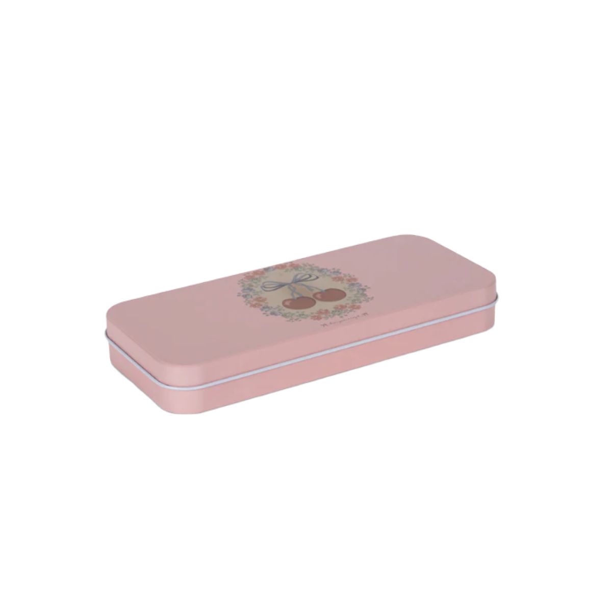 WATER COLORS TIN BOX - cherry bow
