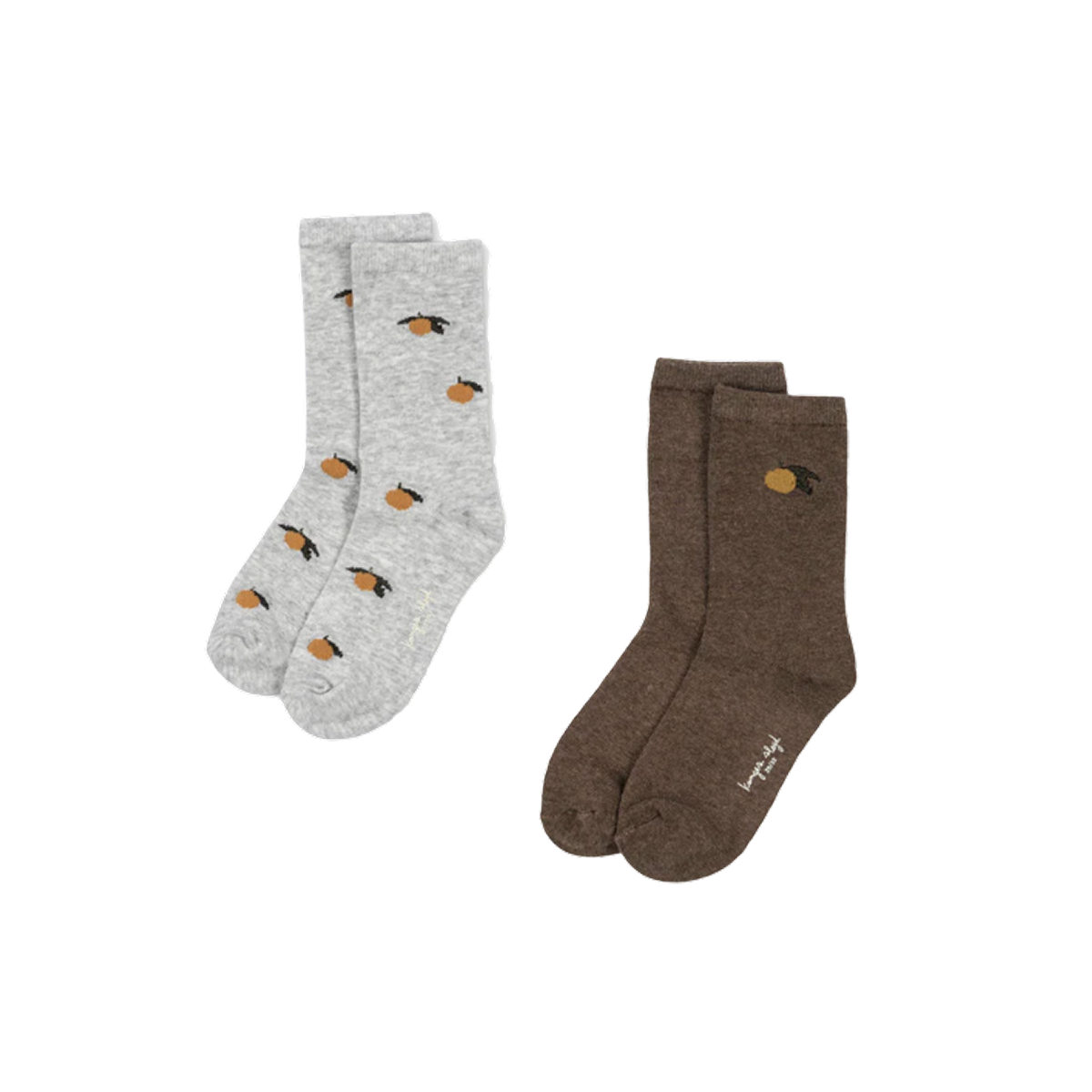 2 PACK SOCKS - lemon