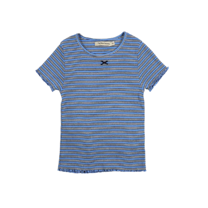 TNS Rib Tee Summer Midnight Mini Stripes