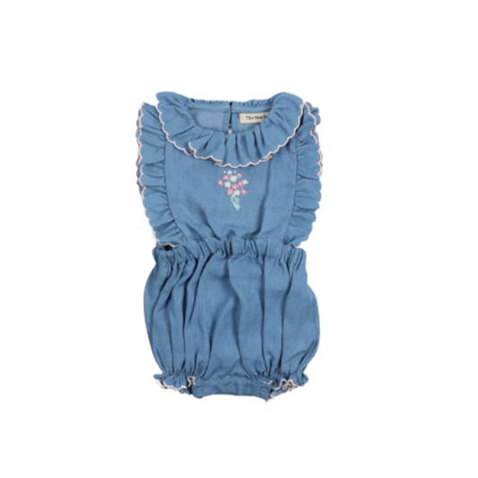 Menta Baby Romper Light Blue Chambre
