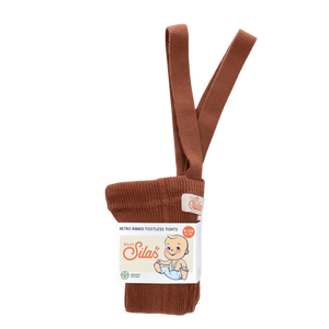 Silly Silas Footless Tights Cinnamon