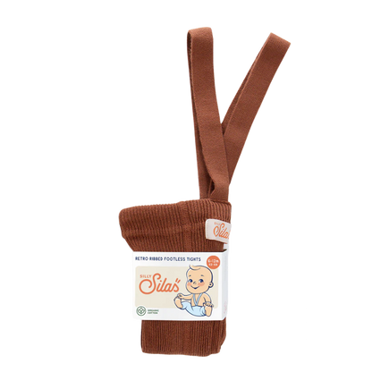 Silly Silas Footless Tights Cinnamon