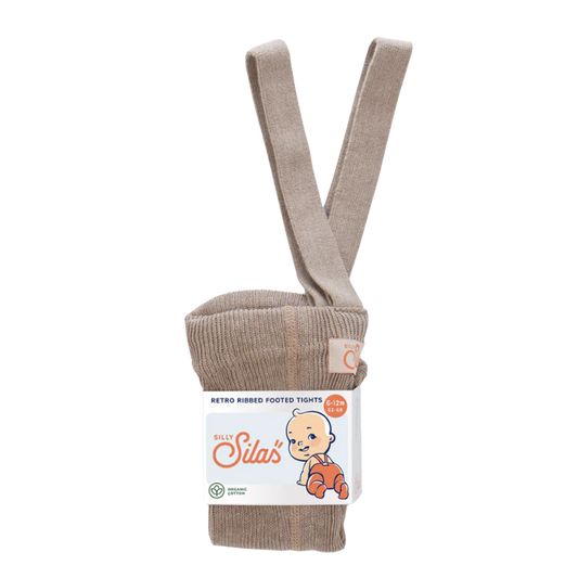 Silly Sillas Footed Tights Peanut Blend