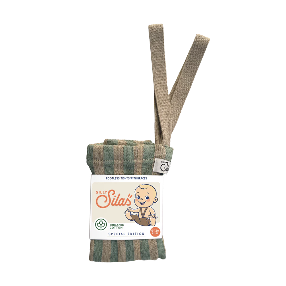 Footless Special Matcha x Peanut Striped