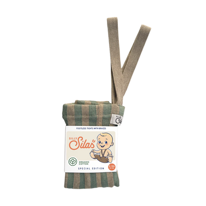Footless Special Matcha x Peanut Striped