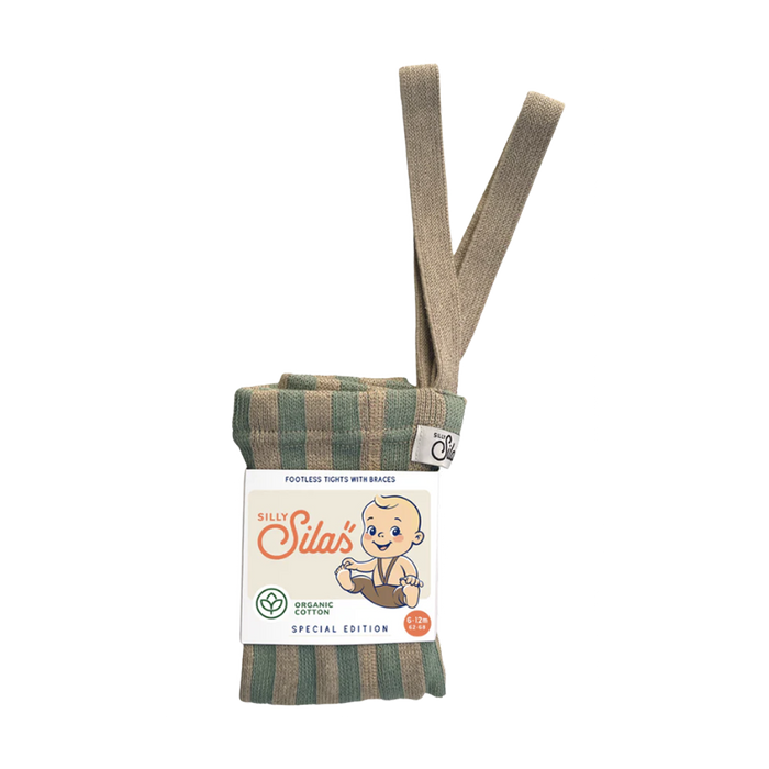 Footless Special Matcha x Peanut Striped