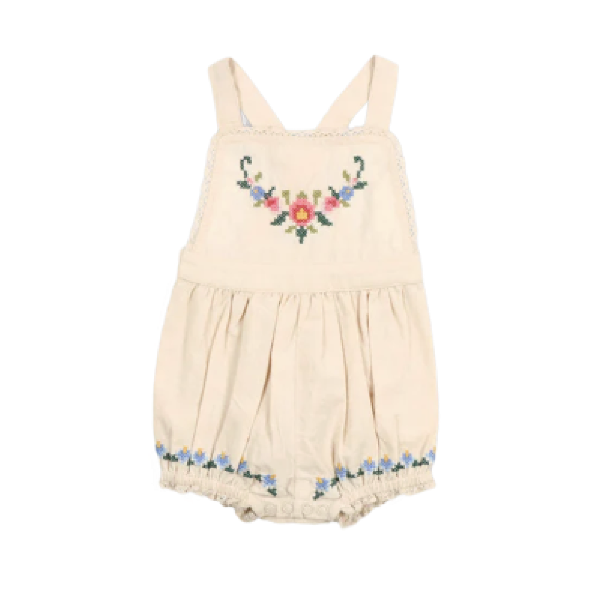 Narcise Baby Romper Ecru