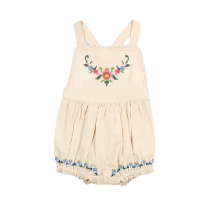 Narcise Baby Romper Ecru