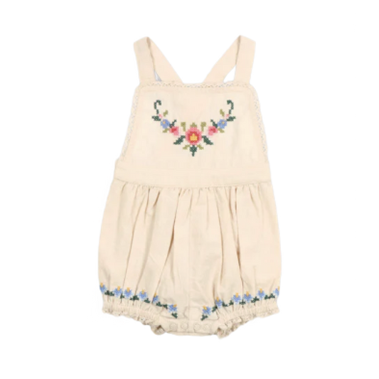Narcise Baby Romper Ecru