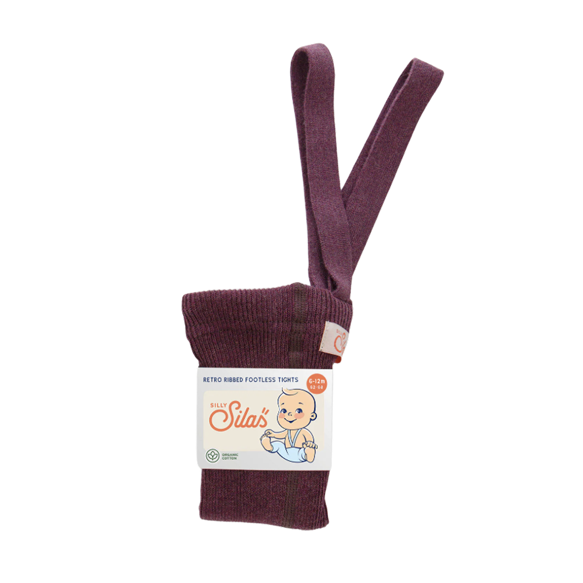 Silly Sillas Footed Tights Fig Blend