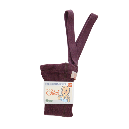 Silly Sillas Footless Tights Fig Blend