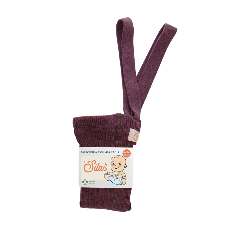Silly Sillas Footless Tights Fig Blend