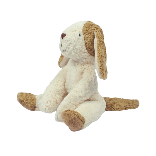 Floppy animal Dog, small| white & beige