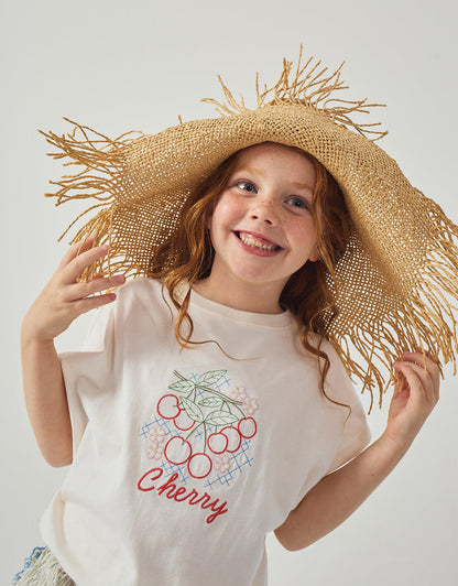 Savanna Embroidered Dolman Graphic Tee