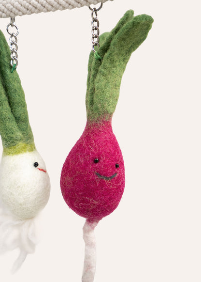 Baby carriage vegetable chain