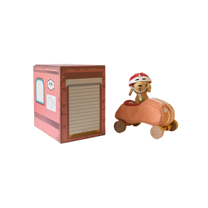 Holdie Dog-Go - Racer Girl - Pink