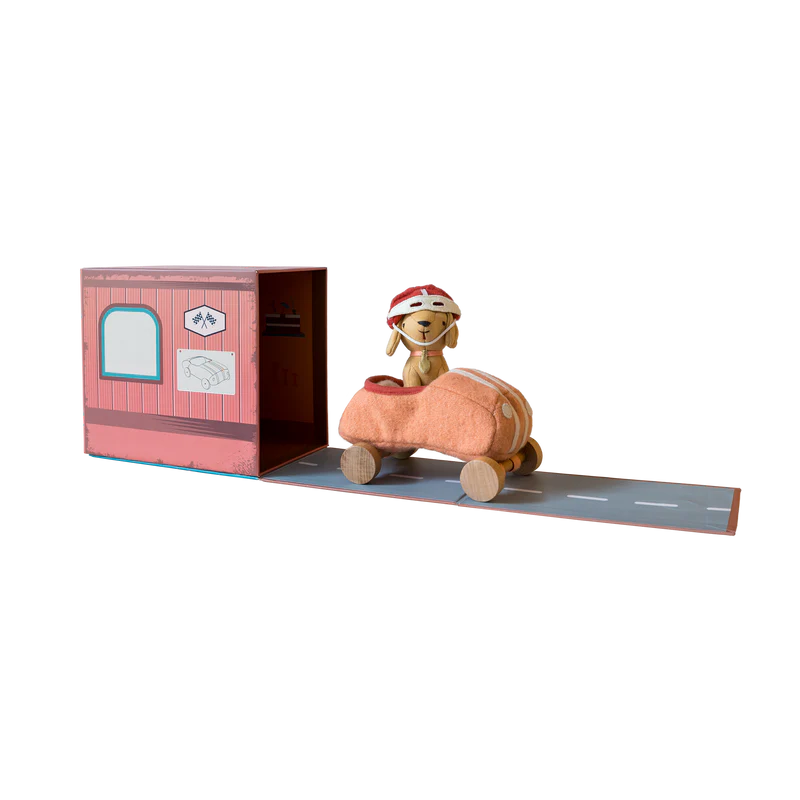 Holdie Dog-Go - Racer Girl - Pink