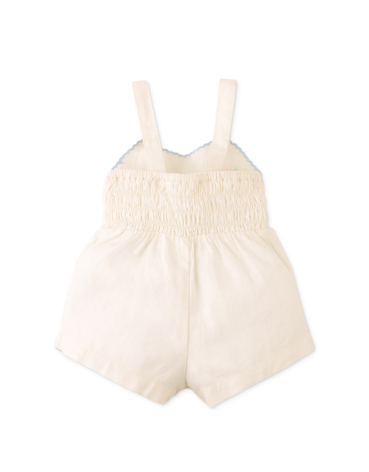 Baby Genny Playsuit with Embroidered Bib