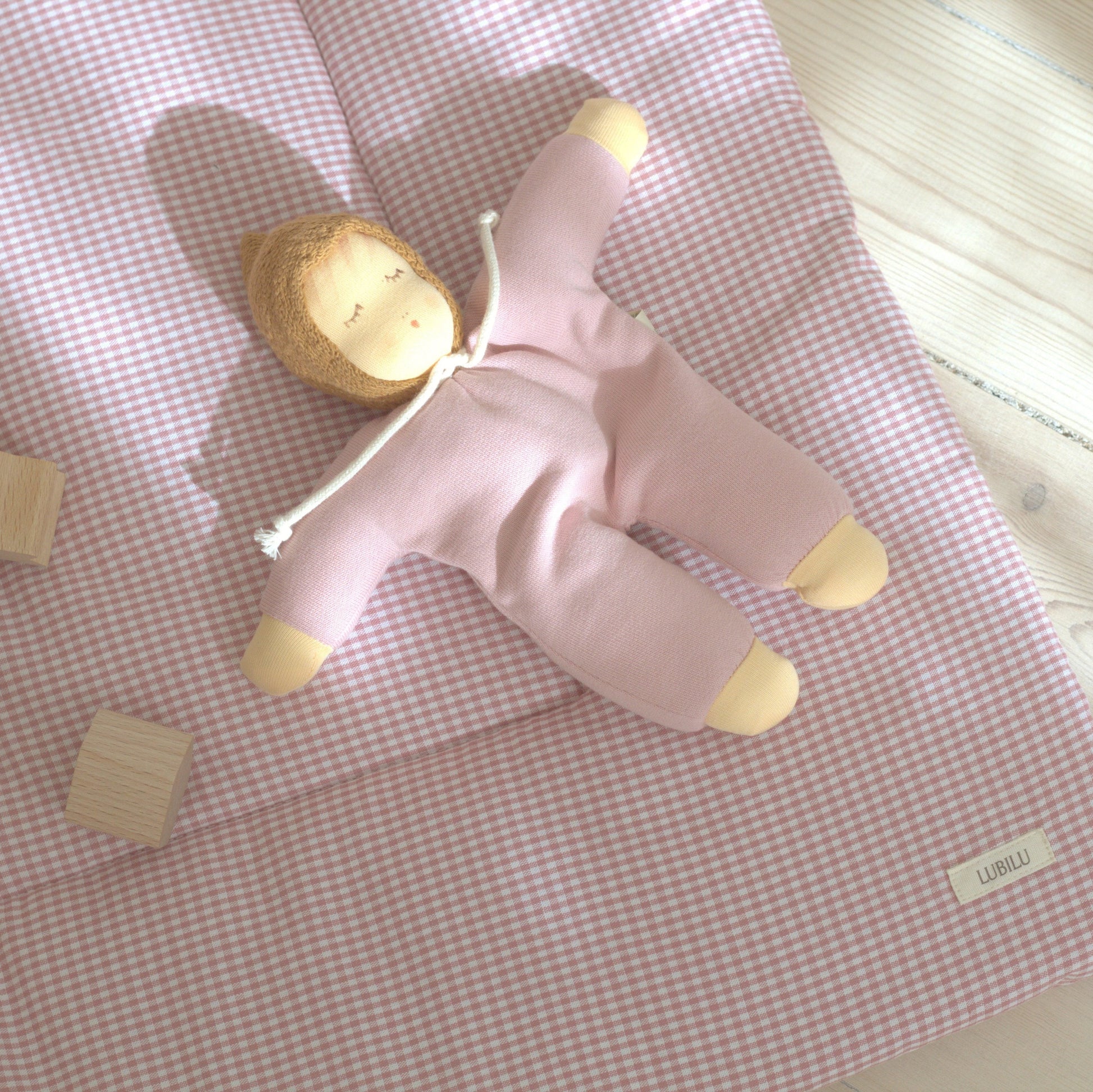 Mini Check Playmat Rose