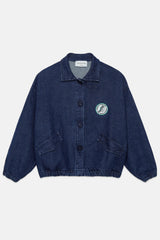 Bomber denim jacket