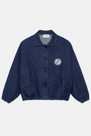 Bomber denim jacket
