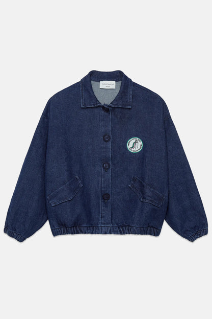 Bomber denim jacket