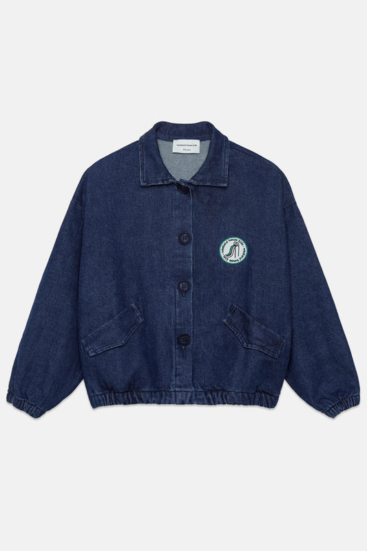 Bomber denim jacket