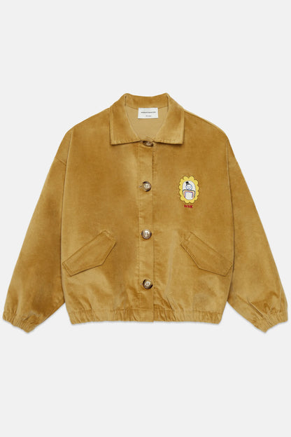 City mayor velvet bomber jacket