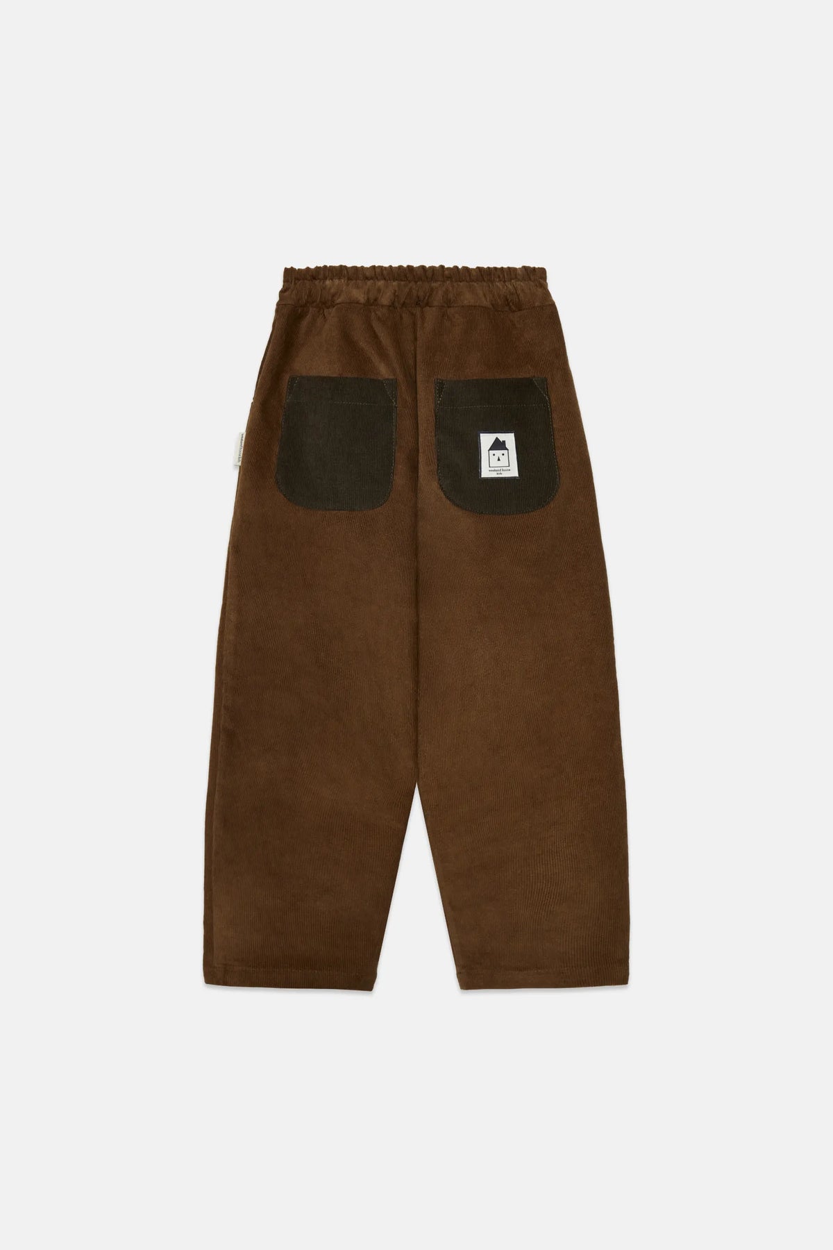 Pom pom dog corduroy pants