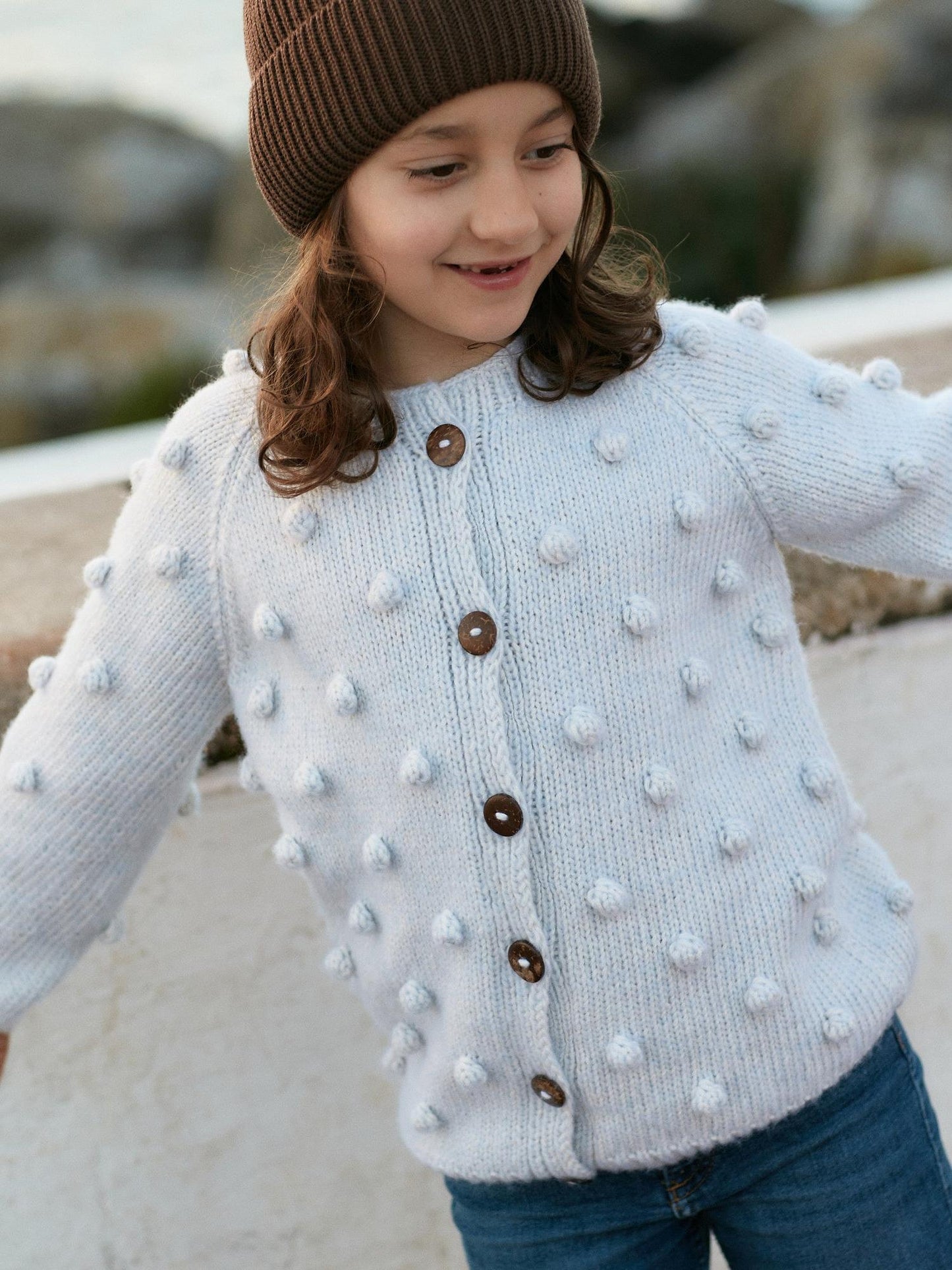 'Popcorn' Kids cardigan