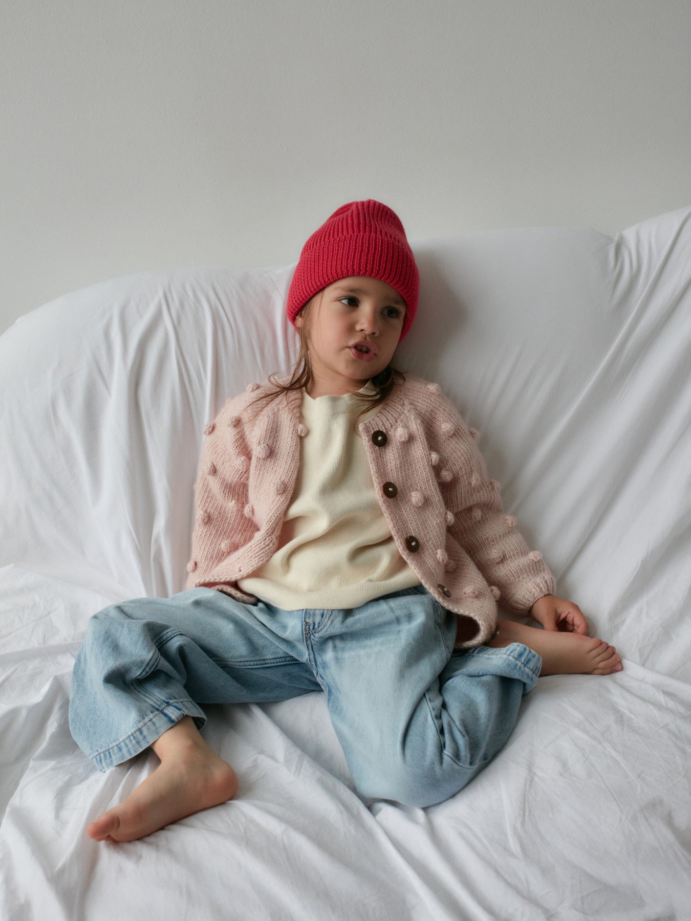 'Popcorn' Kids cardigan