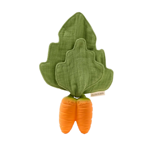 Cathy the Carrot Mini Doudou-Mordedor Bebé
