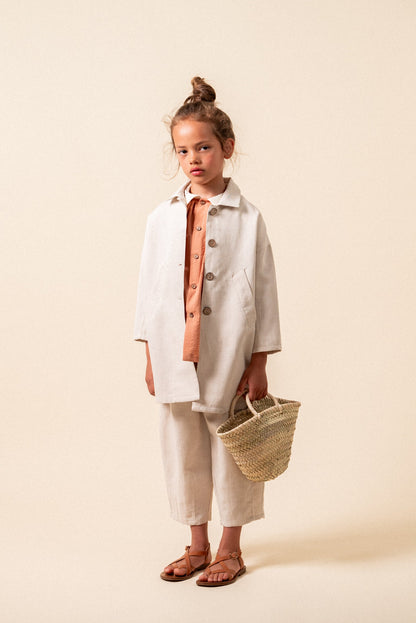 Casaca ligera linen niña