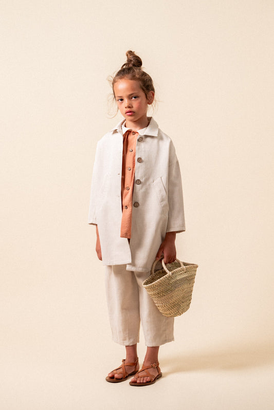Casaca ligera linen niña