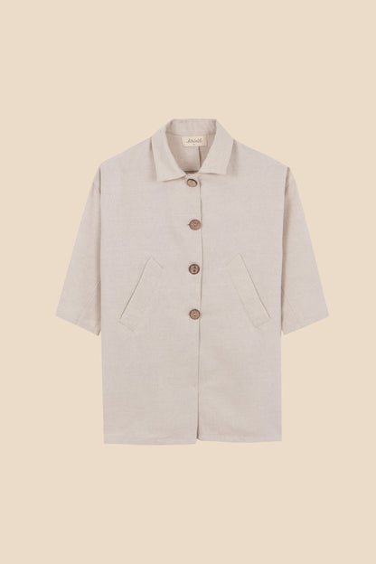 Casaca ligera linen niña