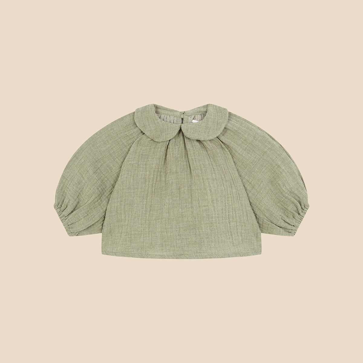 Globito Baby Blouse Matcha Melange