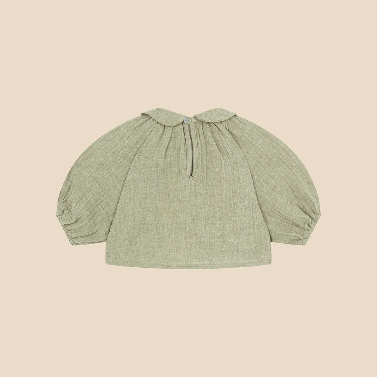 Globito Baby Blouse Matcha Melange