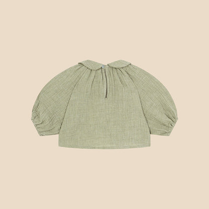 Globito Baby Blouse Matcha Melange