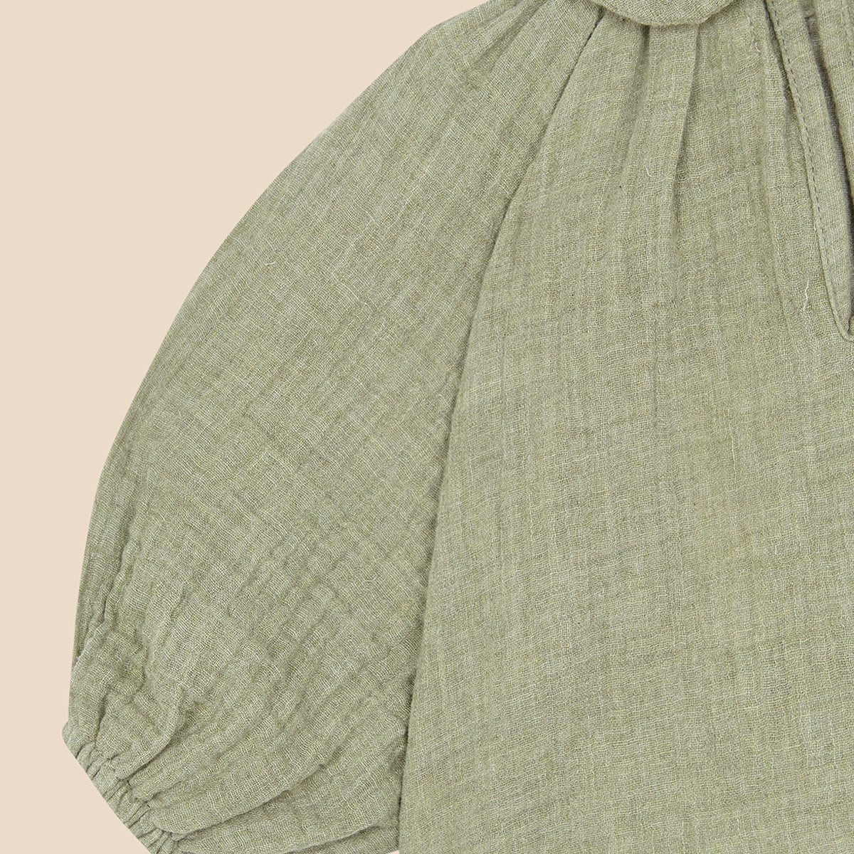 Globito Baby Blouse Matcha Melange