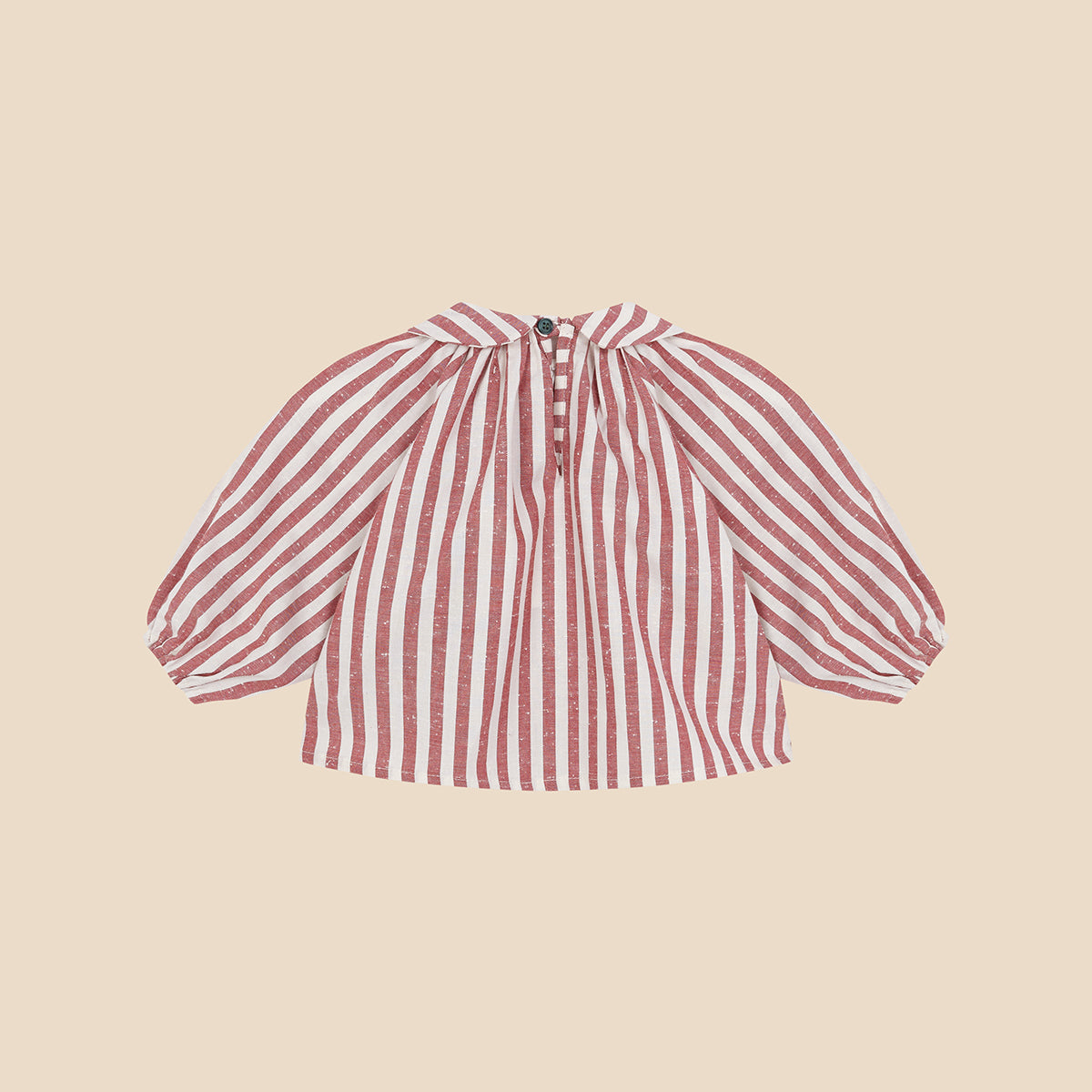 Globito Baby Blouse Stripes Bordeaux